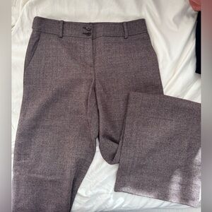 LOFT Textured Burgundy-brown pants